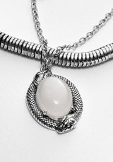 SERPENT MOONSTONE MULTI-CHAIN NECKLACE