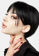 Goddess Triple Mond Moonstone Ear Niete