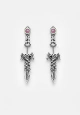 RITUAL AMETHYST SPLIT EARRINGS