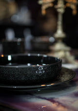 Crux Debossed Ombre Pasta Bowl (4 Piece Set)