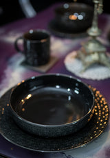 Crux Debossed Ombre Pasta Bowl (4 Piece Set)