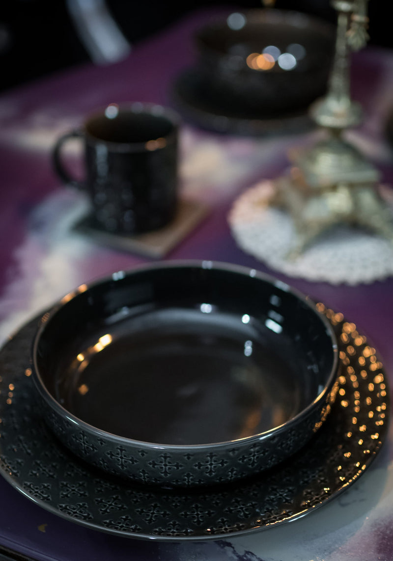 Crux Geprägt Ombre Dinner Teller (4  Set)