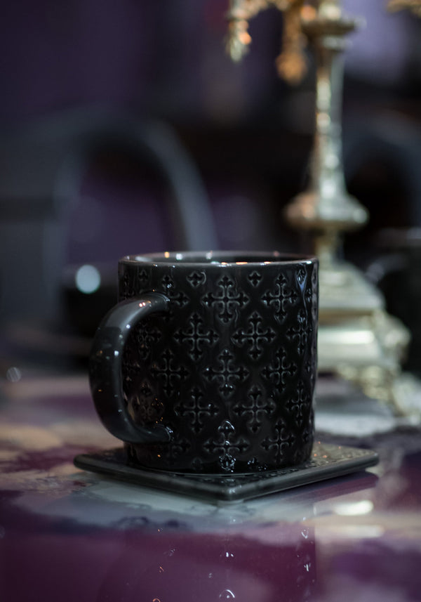 Crux Debossed Ombre Coaster Set (4 Piece Set)