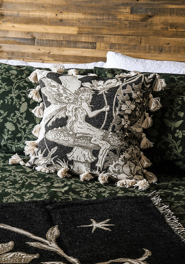 Maypole Fairies Tassel Besatz Tapestry Kissen