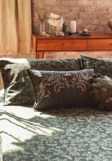 Wildwood Floral Print Cotton Bedding Set - King